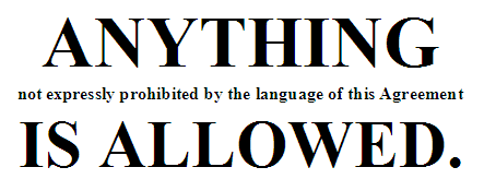  Anything is Allowed