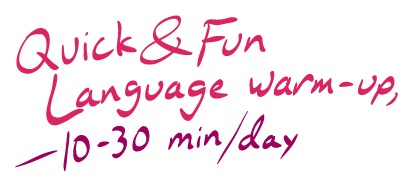 Quick & fun language warm-up