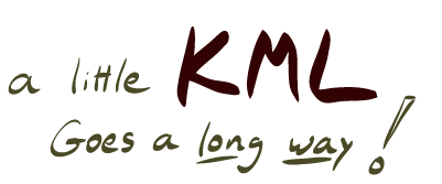 A little KML goes a long way
